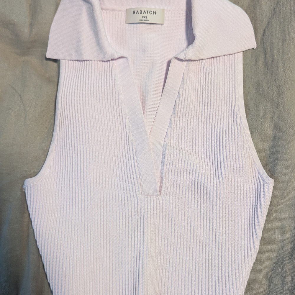 Babaton Women's Pink Sleeveless Top
